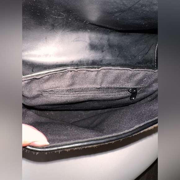 Guess Faux Fur Fabric Bag - Picture 7 of 10